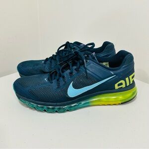 Nike Air Max +2013 Men’s Athletic Shoes Armory‎ Navy 554886-447 Size 12